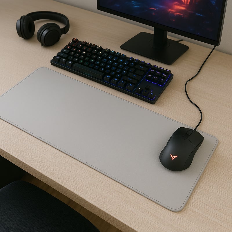 Bild på Arctic White Stor (Extended) Gaming Musmatta (900x400 mm)