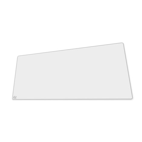 Bild på Arctic White XXL (900x400 mm) Gaming Musmatta gaming musmatta vinklad till höger