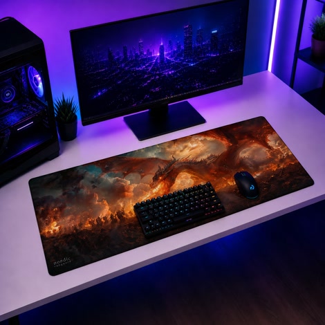 Produktbild på Fire Dragon Fury XL (800x300 mm) Gaming Musmatta