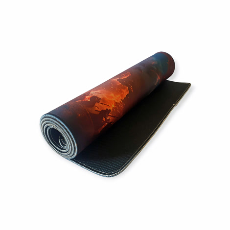 Bild på Fire Dragon Fury XL (800x300 mm) Gaming Musmatta gaming musmatta ihopfälld i mitten