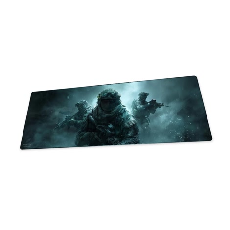 Bild på Ghost Special Forces Trident XL (800x300 mm) Gaming Musmatta gaming musmatta vinklad till höger