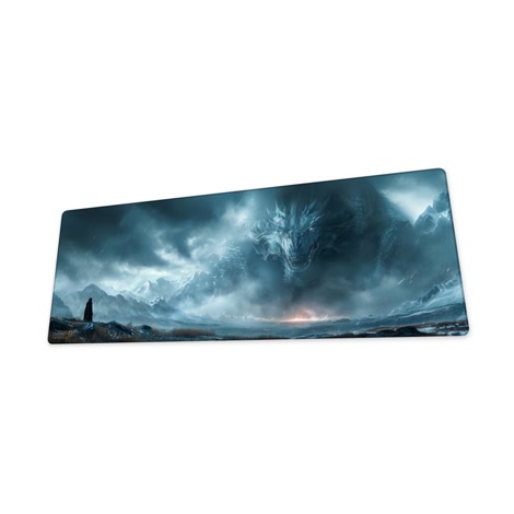 Bild på Mountain Dragon Gaze XL (800x300 mm) Gaming Musmatta gaming musmatta vinklad till höger