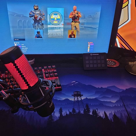 Bild på Sentinel Watchtower XXL (900x400 mm) Gaming Musmatta gaming musmatta ihop rullad