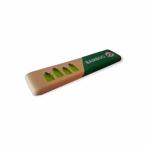 Bild på Handledsstöd för Gaming Tangentbord Bamboo (450 mm) gaming musmatta vinklad till vänster