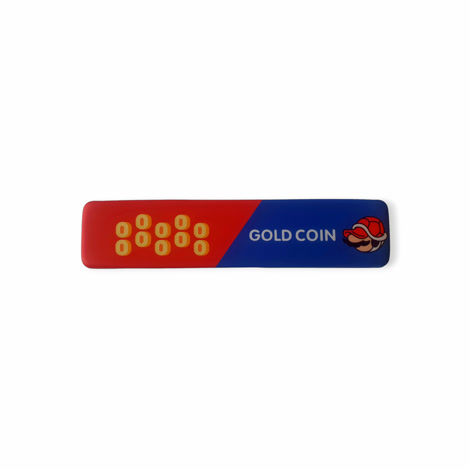 Produktbild på Handledsstöd för Gaming Tangentbord Gold Coin (450 mm)