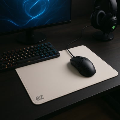 Bild på Arctic White Stor Gaming Musmatta (450x400 mm)