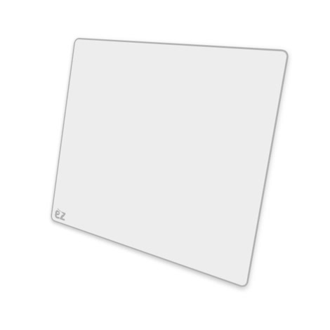 Bild på Arctic White Large (450x400 mm) Gaming Musmatta gaming musmatta vinklad till vänster